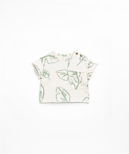 T-shirt in jersey stampato