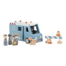 Macchina grande della polizia con personaggi FSC