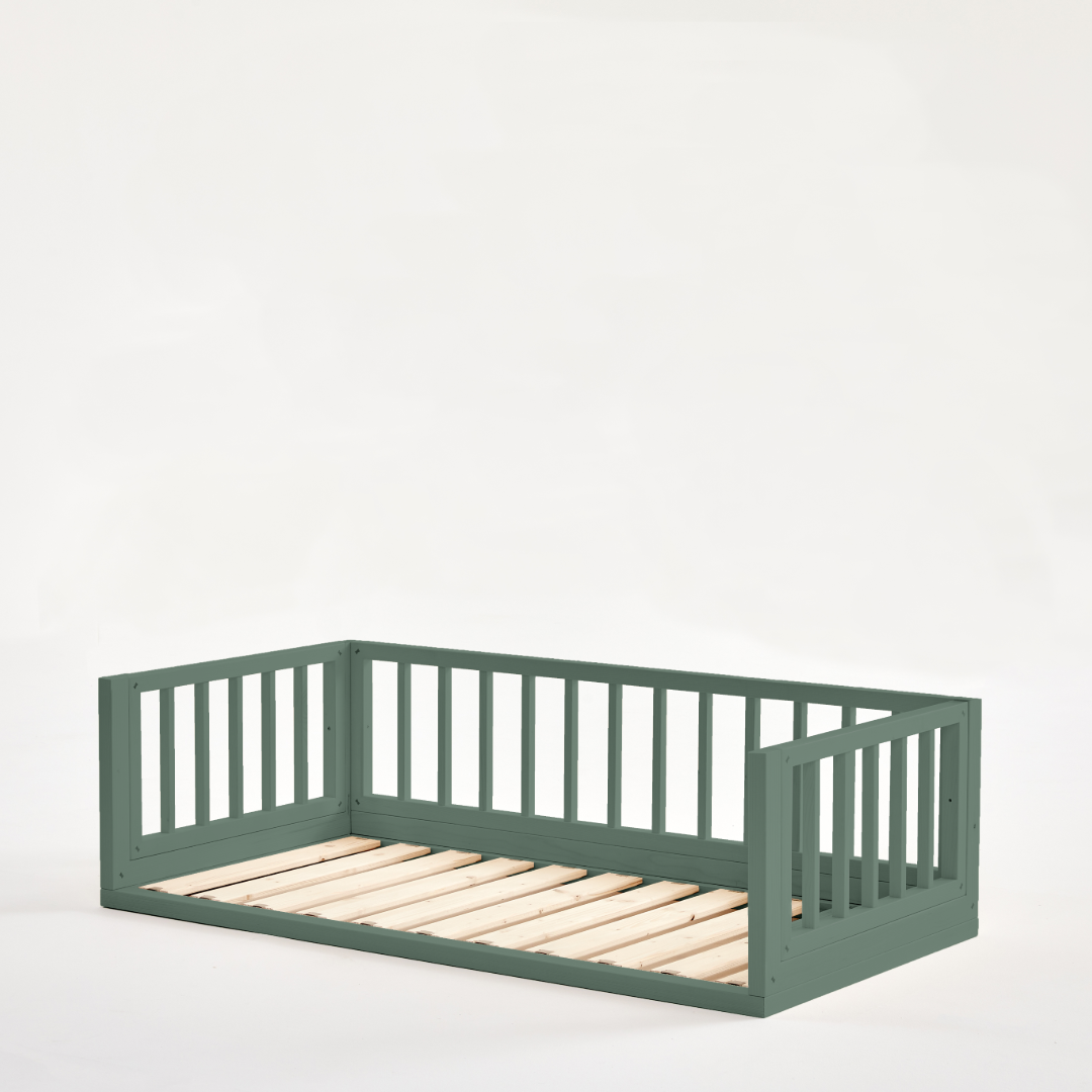 Letto Montessoriano Evolutivo Ettino Nido in Legno (Made in Italy) - 90x200 cm