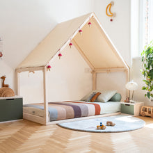 Letto Montessoriano Evolutivo Ettino a Casetta (Made in Italy) - 90x200 cm