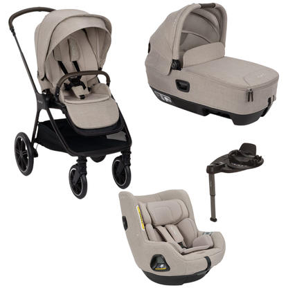 Nuna Trio Triv LX con navicella omologata Cari e seggiolino auto Todl Next - Next System 4 in 1