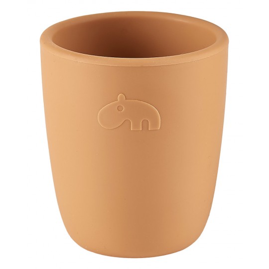 Done by Deer - Bicchiere Mini Mug - 100% Silicone Alimentare - Colore: Mostarda