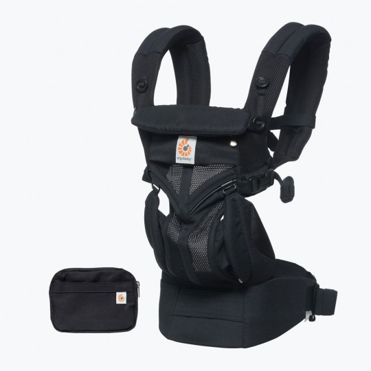 Ergababy - Marsupio Omni 360 - Colori Ergobaby: cool air onyx black