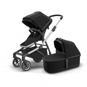 Duo passeggino Thule Sleek + Thule Bassinet (Passeggino + navicella) - Colore Thule: Grey melange