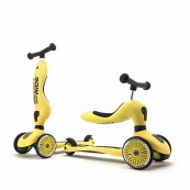 Scoot & Ride - Monopattino e Triciclo 2 in 1 Highwaykick 1 - Colore: Lemon