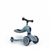 Scoot & Ride - Monopattino e Triciclo 2 in 1 Highwaykick 1 - Colore: Steel