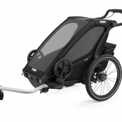 Thule - Rimorchio Multisportivo Chariot Sport 1 - Colore: Midnight Black