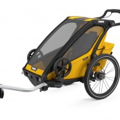 Thule - Rimorchio Multisportivo Chariot Sport 1 - Colore: Spectra Yellow