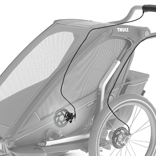 Thule - Rimorchio Multisportivo Chariot Sport 1 - Colore: Midnight Black