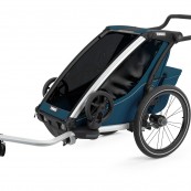 Thule - Rimorchio Multisportivo CHARIOT CROSS 1 - Colore Thule: Majolica blue