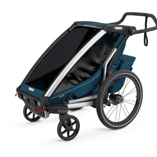 Thule - Rimorchio Multisportivo CHARIOT CROSS 1 - Colore Thule: Majolica blue