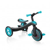 Globber - Explorer Trike 4in1 - da triciclo a balance bike - Colore: Azzurro