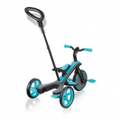 Globber - Explorer Trike 4in1 - da triciclo a balance bike - Colore: Azzurro