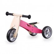 Udeas - Bici senza pedali cavalcabile 2 in 1 - Colore: Rosa