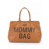 Childhome - Mommy Bag borsa fasciatoio 55x30x30 - Colori Childhome: Pelle marrone