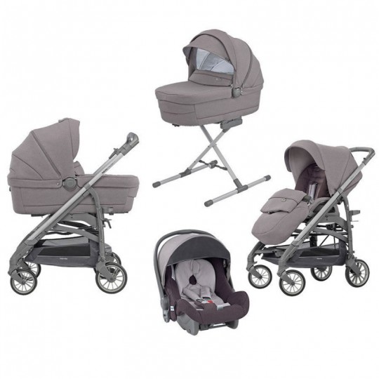 Inglesina - Sistema Quattro Trilogy + Huggy - Colore Inglesina: sideral grey