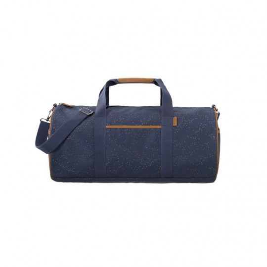 FRESK  - Borsa Sport Grande - Disegno Fresk: Blu Pois Dorati