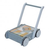 Little Dutch - Carrello Primi passi per giocare in legno - Colori Little Dutch: Blue