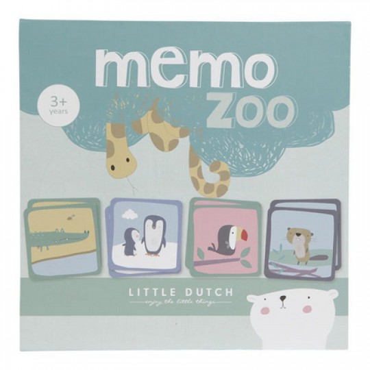 Little Dutch - Gioco da tavolo Memo Zoo