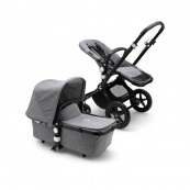 Bugaboo - Cameleon 3 Plus Completo - Colori Bugaboo: Nero/Grigio Melange-Grigio Melange