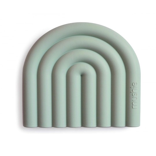 Mushie - Massaggiagengive arcobaleno 100% Silicone - Versioni Mushie: Cambridge Blue