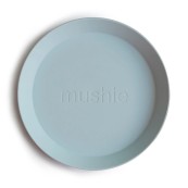 Mushie - Set 2 Piatti Piani - Versioni Mushie: Powder Blue