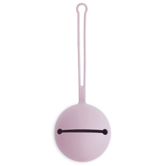 Mushie - Portaciuccio in silicone - Versioni Mushie: Soft Lilac