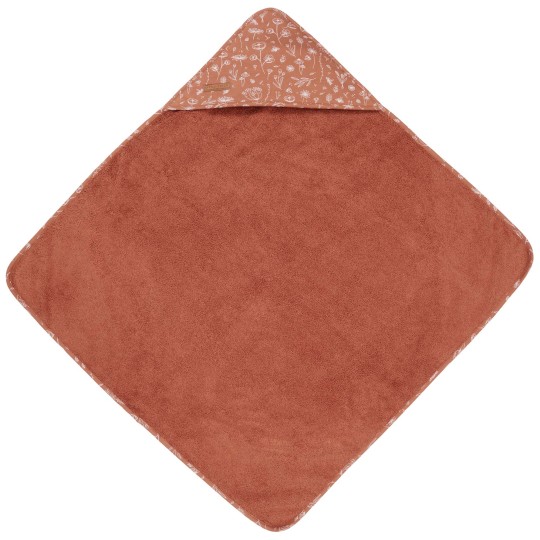 LITTLE DUTCH - Accappatoio triangolo 75x75 - Colori Little Dutch: Flowers Rust