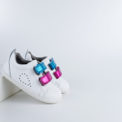 Bobux - Scarpina Step Up Grass Court Switch - Taglia Scarpe: 20, Colore Bobux: White