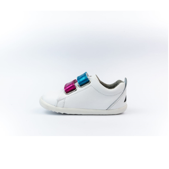 Bobux - Scarpina Step Up Grass Court Switch - Taglia Scarpe: 19, Colore Bobux: White