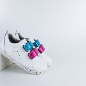 Bobux - Scarpine I-Walk Grass Court Switch - Taglia Scarpe: 23, Colore Bobux: White