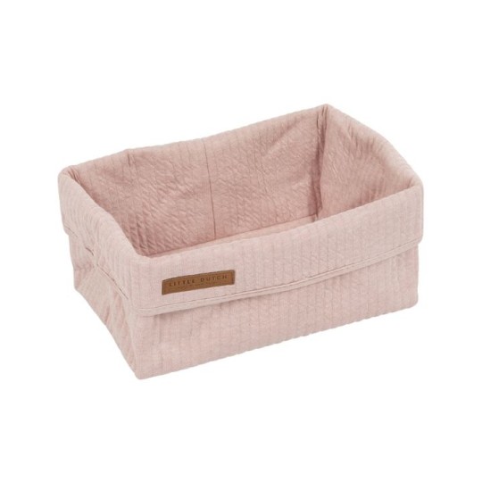 Little Dutch - Cestino Portatutto in cotone - Colori Little Dutch: Pure Pink