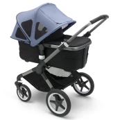 Bugaboo - Cappottina Breezy per Bugaboo Fox 3 e Cameleon 3 - Adatta per navicella e passeggino - Colori Bugaboo: Seaside Blue