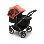 Bugaboo - Cappottina Breezy per Donkey - Perfetta per l'estate! - Colori Bugaboo: Sunrise Red