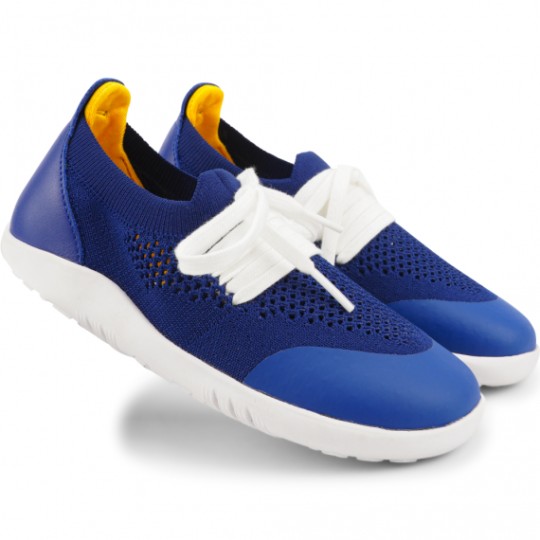 Bobux - Scarpine I-Walk Play Knit - Morbido Tessuto Elastico! - Taglia Scarpe: 23, Colore Bobux: Blueberry