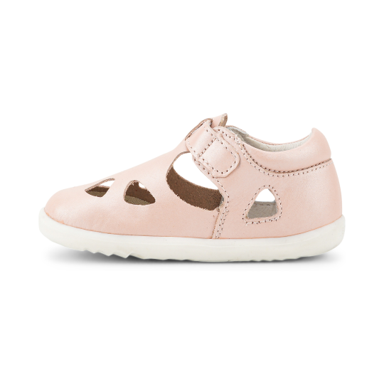 Bobux - Sandalo Step-Up Zap II - Per i primi passi. - Taglia Scarpe: 22, Colore Bobux: Seashell Shimmer