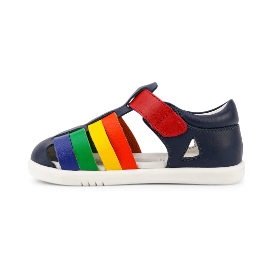 Bobux - Sandalo Step Up Tidal - Suola super flessibile! - Taglia Scarpe: 21, Colore Bobux: Navy Multi