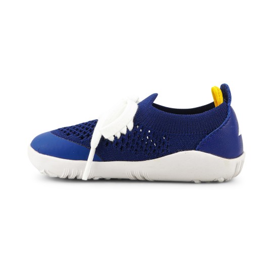 Bobux - Scarpina Step Up Play Knit - Morbido tessuto elastico! - Taglia Scarpe: 19, Colore Bobux: Blueberry