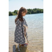 Lässig - Poncho e telo da spiaggia Reversibile - Colori Lässig: tiger grey