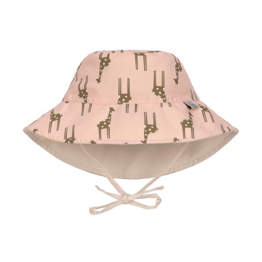 Lässig - Cappello Reversibile 50+UV tg. S (6-18 mesi) - Colori Lässig: giraffe rose