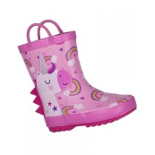 Mr.Tiggle  - Stivale da pioggia Unicorno con Arcobaleno - Taglia Scarpe: 28