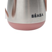 Béaba - Tazza con Cannuccia in Acciaio Inossidabile - 250 ml - Colore: Rosa