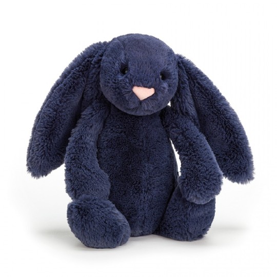 Jellycat - Peluche Coniglio Bashful Navy - Taglie Jellycat: S