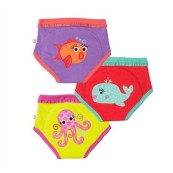 Zoocchini - Mutandine di apprendimento 3/4 Anni - Training Pants - Disegno: Oceano bimba