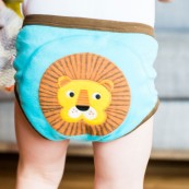 Zoocchini - Mutandine di apprendimento 3/4 Anni - Training Pants - Disegno: Safari bimbo