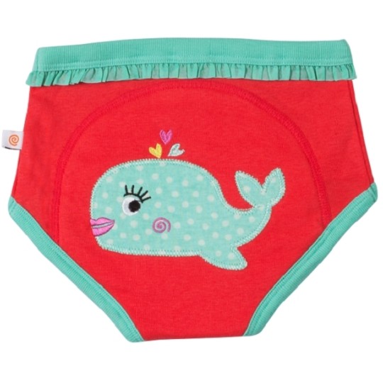 Zoocchini - Mutandine di apprendimento 3/4 Anni - Training Pants - Disegno: Oceano bimba