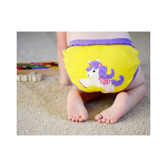 Zoocchini - Mutandine di apprendimento 2/3 Anni - Training Pants - Disegno: Mitico bimba