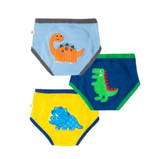 Zoocchini - Mutandine di apprendimento 2/3 Anni - Training Pants - Disegno: Dinosauro