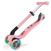 Globber - Monopattino Junior Foldable con luci 3 Ruote - Dai 2 anni - Colori Globber: Pastel pink