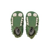 Bobux - Scarpina Soft Sole Tg. L - La cosa migliore dopo i piedi scalzi! - Colore Bobux: Coccodrillo Verde